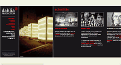 Desktop Screenshot of dahliaproduction.ch